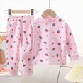 thumbnail image 2 of TOWED22 Toddler Baby Boy Sweatshirt Outfit Print Long Sleeve Shirt Jogger Pants Fall Outfits Winter Clothes Set Size:7-8 Y,Color:Pink, 2 of 9
