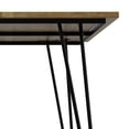 thumbnail image 4 of Hunter 66" Light Brown Mango Wood Dining Table - Seats 6, Black Metal Legs, Modern Industrial Kitchen Table, Handcrafted, Durable, Easy Assembly., 4 of 16