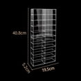 thumbnail image 1 of pitrice Transparent Support de Voiture Miniature 1/64 Présentoir de Modèle Vitrine Présentoir Présentoir Support Rack Vitrine Vitrine Vitrine pour Jouets 20 Compartiments, 1 of 9
