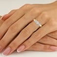 thumbnail image 4 of TimeLe$$ Classics 1.50 Carat TW Lab Grown Diamond Three Stone Engagement Ring in 14K Yellow Gold (Ring Size 9.5), 4 of 6