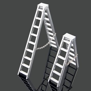 SHOWERORO Plastic Simulation Herringbone Ladder Silver for 1 10 Rc Car Durable ABS Material Rc Climber Accessory