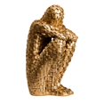thumbnail image 4 of Abbracc Creative Abstract Thinker Figure Bookends Housewarming Gifts Mosaic Figurine For Aureate, 4 of 8