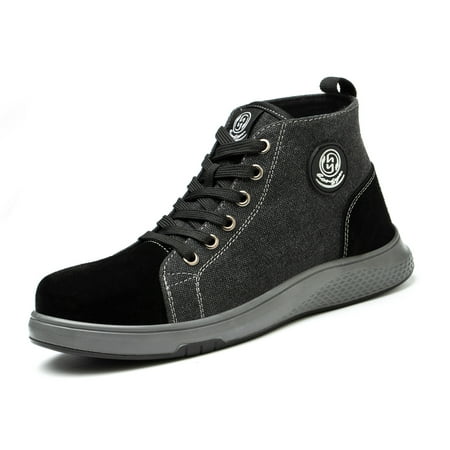 Composite Toe Work Shoes for Men Women Water Resistant Safety Boots Anti-static Construction Work Sneakers