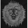 thumbnail image 2 of Lion Jungle Symbolic Spirit Animal Plus Size Long Sleeve Graphic Tee Shirt Brisco Brands 3X, 2 of 3