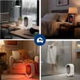 thumbnail image 5 of Calentador Portátil Bluelander Eléctrico 900W con 2 Velocidades, Protección contra Sobrecalentamiento y Antivuelco, Blanco, 5 of 5