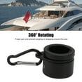 thumbnail image 3 of 2PCS G3/4 Drapeau Anneau de Pôle, Alliage d'Aluminium Flagpole Montage Clip Kit 360 Degrés Rotation Anti Wrap Flagpole Clips pour l'Extérieur, 3 of 8