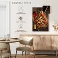 thumbnail image 5 of Elephant Stock Cheesy Handmade Pizza Wall Art - Vertical Canvas Wall Art - Kitchen Wall Decor - Food And Drink Canvas - Brown And Beige Decor - 16" x 24", 5 of 8