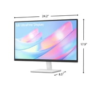 LG 27 UltraFine 4K UHD HDR10 IPS Monitor, White, 27US500-W