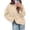 Beige, variant on Women’s Sweaters Oversized Long Sleeve Crewneck Knit Pullover Casual Loose Fall Winter Top Drop Shoulder Sweater