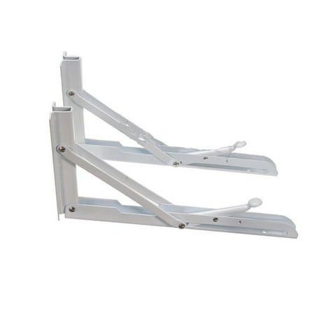 

2pcs 90 Degree Spring Loaded Folding Support Shelf Bracket
