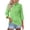56## Green, variant on Polo Shirts for Women 3/4 Length Sleeve Golf Shirts 3-Button Quick Dry Workout Tops Collared for Work Running Tennis,Light Purple XXL