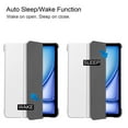 thumbnail image 3 of Allytechgroup Thin Case for Apple iPad 11th/10th Generation 10.9 Inch 2025/2024 - Slim Fit Smart Cover with Auto Sleep/Wake, Multi-Angle Viewing Stand, Shockproof Protective Tablet Case, White, 3 of 8