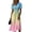 Yellow, variant on Easter Dresses for Women Casual Plus Size Wrap V Neck Solid Color Tunic Dress Casual Summer Short Sleeve Dress 2026