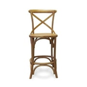Urban Home Saloon Counter Stool in Natural, Set of 2
