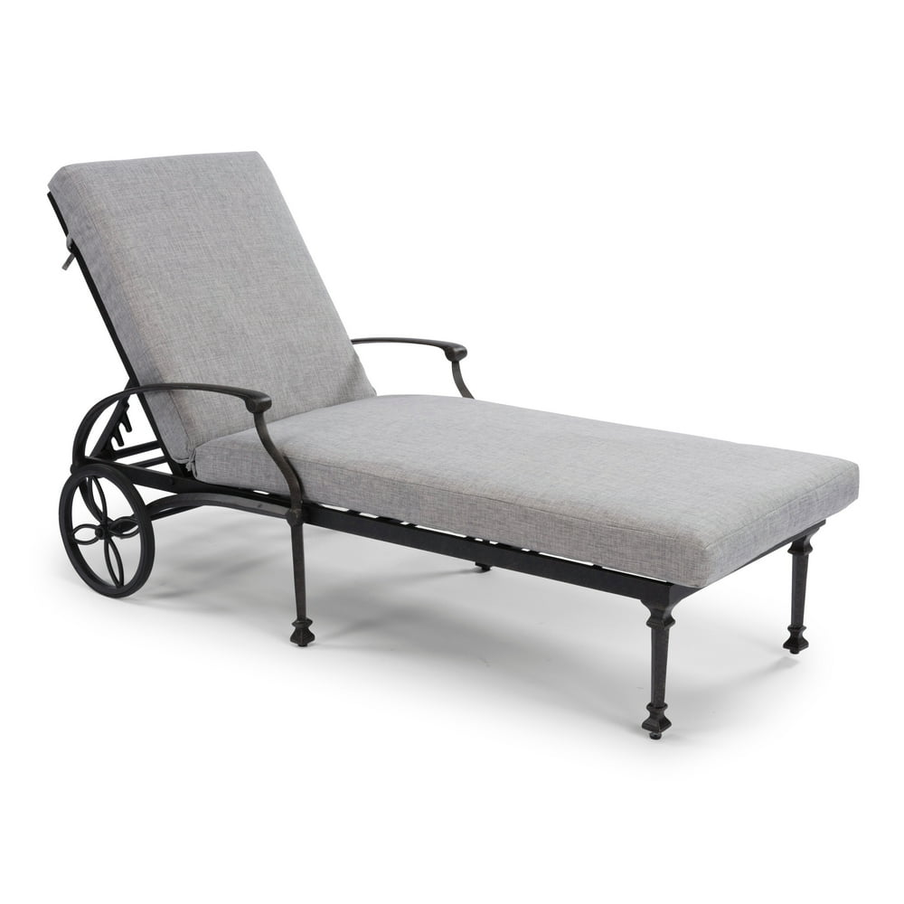 Home Styles La Jolla Cast Aluminum Outdoor Chaise Lounge