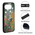thumbnail image 2 of WIRESTER Shockproof Soft Rubber Cover Case for Google Pixel 10a 6.3" 2026, Gustav Klimt Flower Garden, 2 of 5