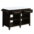 thumbnail image 3 of ACME Darwid Kitchen Island in Marble Top & Espresso Finish, 3 of 5