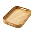 thumbnail image 1 of jifeng Bamboo Serving Tray with Handles Breakfast Tray for Living Room Home Parties L, 1 of 9