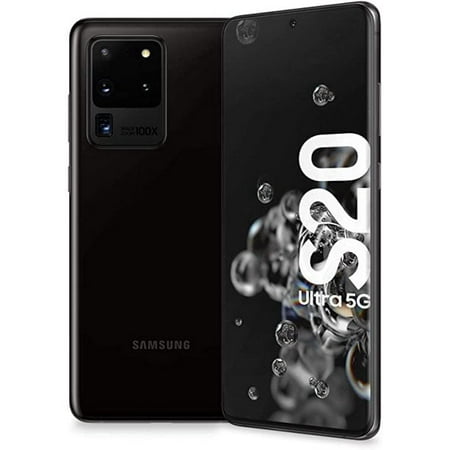 SAMSUNG Galaxy S20 Ultra 5G SM-G988U 128GB, Cosmic Black GSM Unlocked (Grade B+ Used)