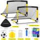 thumbnail image 2 of Portería de Fútbol Infantil Para Jardín, Set de 2 Redes Portátiles de 4x3 pies, Mini Portería Plegable para Entrenamiento de Niños de 3 a 14 Años, Equipamiento de Juego al Aire Libre con Conos y Balón, 2 of 7
