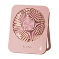 thumbnail image 3 of Hwkond Table Fan Desk Fan Battery Rechargeable Fan 180 Degrees Foldable Portable Corporal Fan 3-level Adjustable Suitable For Home Office Travel And Outdoor Use on Clearance, 3 of 7
