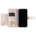 thumbnail image 4 of Funda tipo billetera GANGXUN para iPhone 14 Pro – Tapa abatible con correa para mujer, 4 of 5