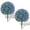 Lavender, variant on Artificial Boxwood Topiary Ball Trees: 2 Pack Fake Shrubs with Spike – UV Resistant & Fade Resistant, Faux Plant for Indoor Outside Front Porch Garden Thanksgiving Christmas Tree Decor 25.6"