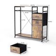 thumbnail image 3 of LAFGUR Storage Dresser with Charging Station and LED Lights, USB Port, 45.2 x 45.2 x 15 in, 3 of 8