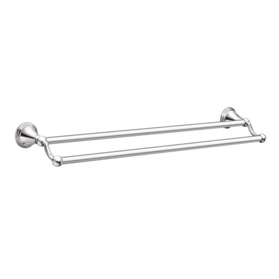 Preston 24-Inch Double Towel Bar, Chrome