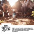 thumbnail image 3 of 8 Pcs Camping Cookware Kit Backpacking Cooking Set Outdoor Cook Equipment Parts, 3 of 4