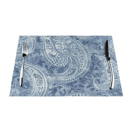 

Flower painting art PVC meal mat dining table mat PVC washable woven vinyl meal mat Insulation top meal mat Table mat Natural color