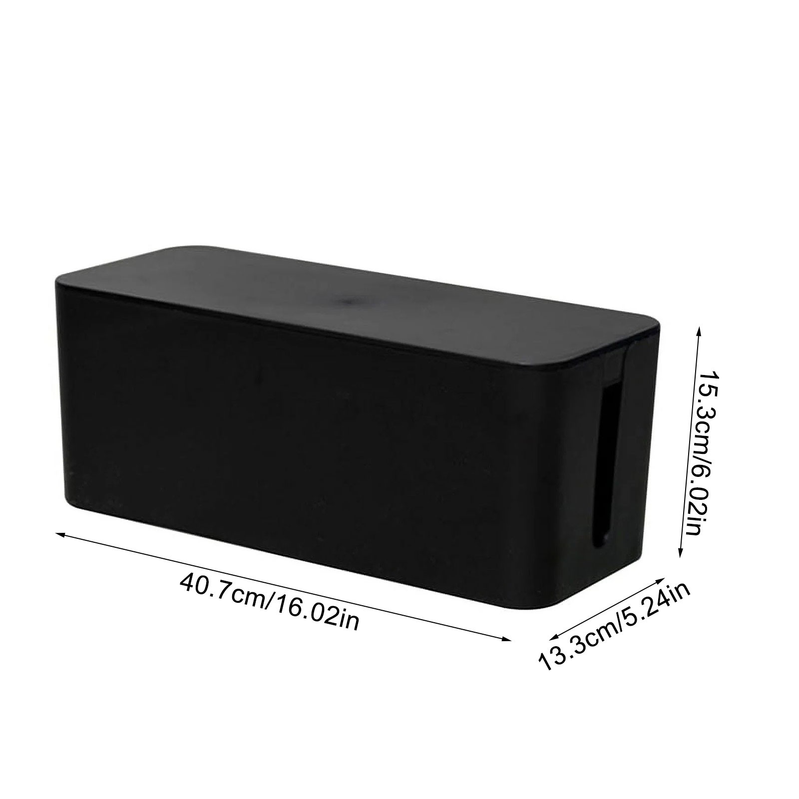 Kjfeif 16 Inch Cable Management Cord Cover Wire Hider Box Concealer Organizer Protector System for Home Theater Entertainment Center Office School