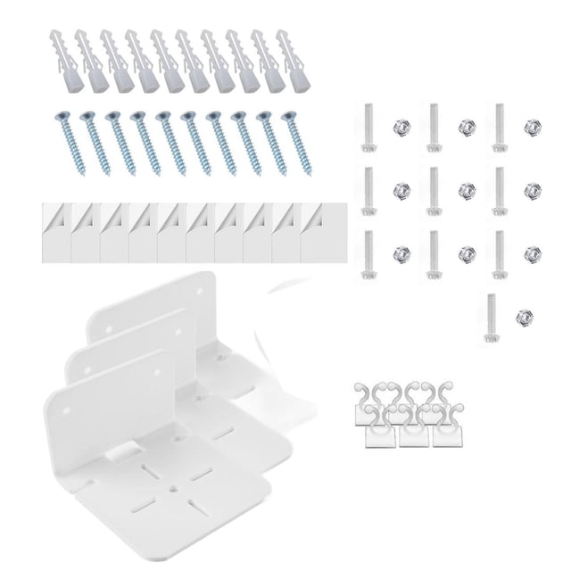Estante para cámara de 3 uds, estantes de pared pequeños, estante flotante, fácil de instalar, soporte de vigilancia acrílico para montaje en pared