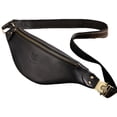 thumbnail image 1 of Genuine Leather Waist Pack Vintage Fanny Pack Men Cowhide Crossbody Belt Bag Shoulder Bag, 1 of 8