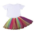 thumbnail image 4 of Ensemble 2 Pcs pour Nouveau-Née Fille : T-Shirt Imprimé « Mon 1er Anniversaire », Haut, Jupe Tutu, Robe, 4 of 4