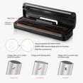 thumbnail image 3 of Portable Food Vacuum Sealer Packing Machine, Automatic Food Meat Preserve Sealer Built-in Cutter Include 20 Vacuum Bags, 3 of 7