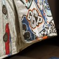 thumbnail image 4 of Lush Decor Race Cars 3 Piece Reversible Quilt Bedding Set, Full/Queen, Blue/Orange, 4 of 5