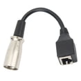 thumbnail image 1 of XLR Male To RJ45 Female Cable, XLR 3pin To RJ45 Female Adapter Cable Rubber Cover  For, 1 of 8