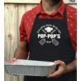 thumbnail image 3 of ThisWear Grill Gifts for Pop-Pop Everything Tastes Better Off Pop-Pops Grill Apron Two Pocket Apron Black, 3 of 7