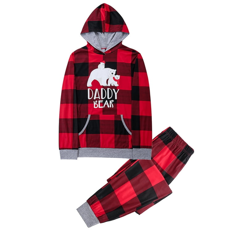 Holiday Family Pajamas Matching Sets Christmas PJs with Mama Bear