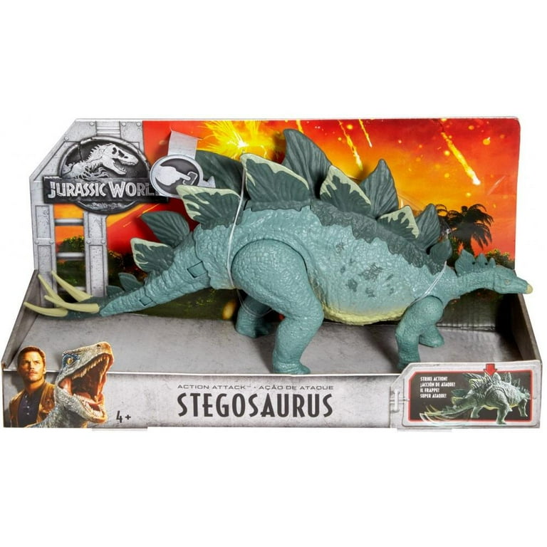 Jurassic world on sale action attack stegosaurus
