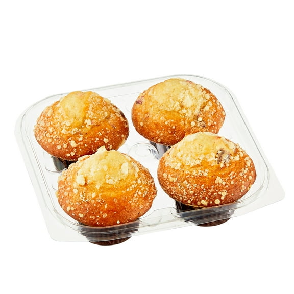 Marketside Cranberry Orange Streusel Muffins, 14 oz, 4 Count