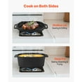 thumbnail image 6 of KFFKFF Enameled Cast Iron Dutch Oven, 3.5 QT, White, 6 of 8