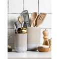 thumbnail image 6 of LE TAUCI Set of 2 Utensil Holder, 7.3"+5.4" Ceramic Crocks for Kitchen, Cooking Organizer & Plant Pots, 6 of 7
