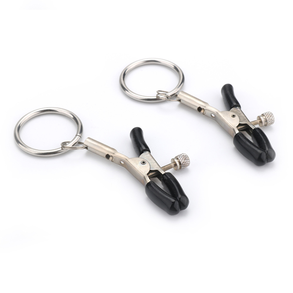Maritcute Nipple Clips Clamps Stainless Steel Decorative Clip Adult Non Piercing Nipple Rings Breast Clamps For Pleasure Women/Men