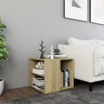 thumbnail image 1 of vidaXL Side Table Sonoma Oak 50x50x45 cm Engineered Wood, 1 of 4
