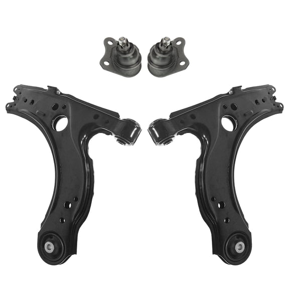 TRQ Control Arm & Ball Joint Front Lower LH RHSet of 4 for VW Beetle Golf Jetta PSA62728