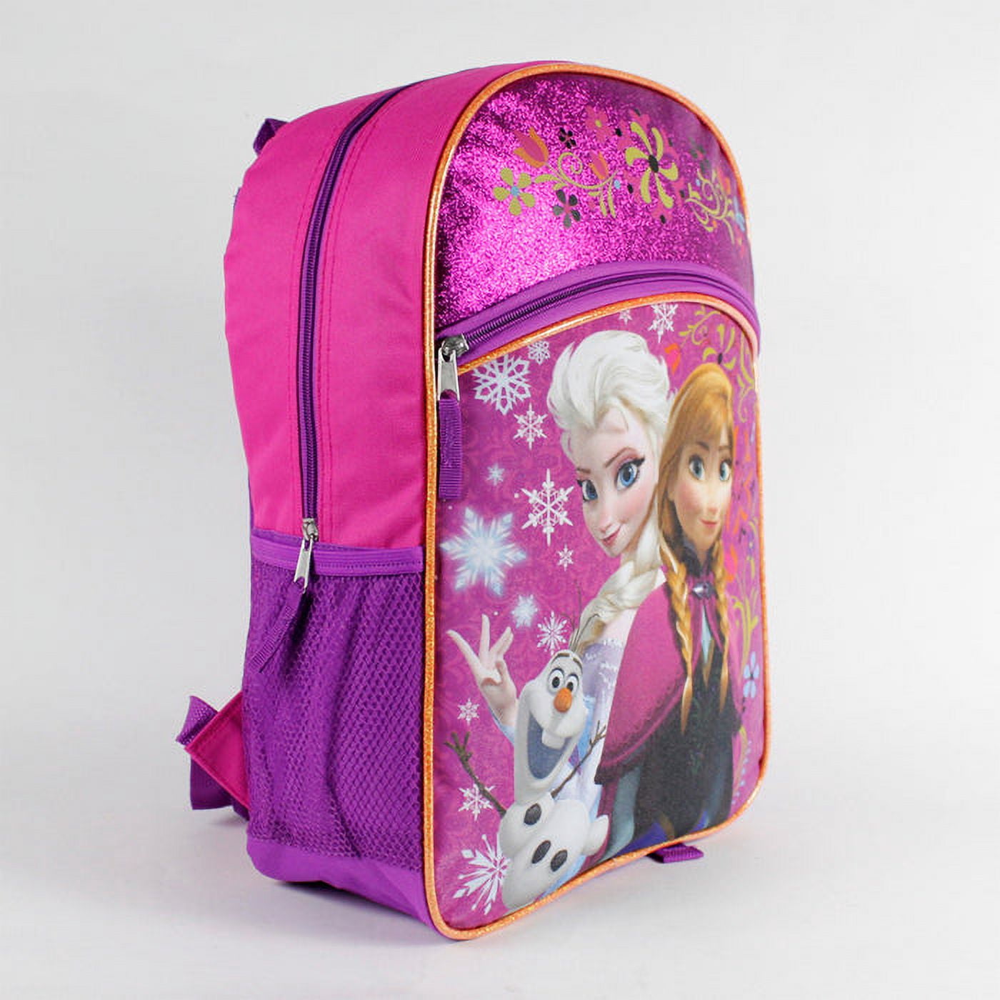 Frozen Princess Elsa & Anna Backpack, Large 16 School Bag, New Licensed Design