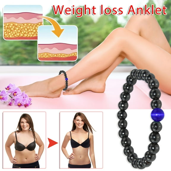 Openpig Clearance Anti-Swelling Black Anklet For Men Women 1 Pcs Chakra Energy Protection Anklet Swelling,Beaded Bracelet Gifts