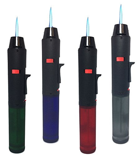 New Welding Soldering Pen Outdoor Lighter 1300 Degree Torch Jet Flame Pencil Butane Gas Refillable Fuel Professional Welding Torch
